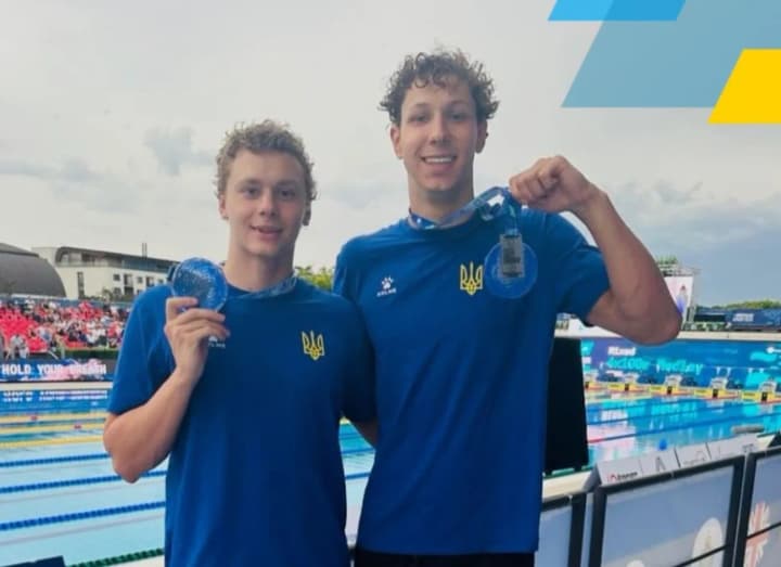Ukrainian swimmers won silver medals at the new U23 European Championship