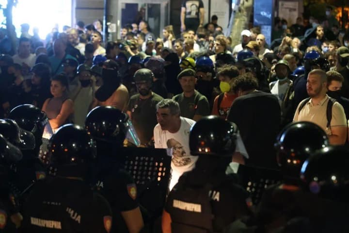 Protests in Belgrade: Almost 80 People Arrested Following Clashes