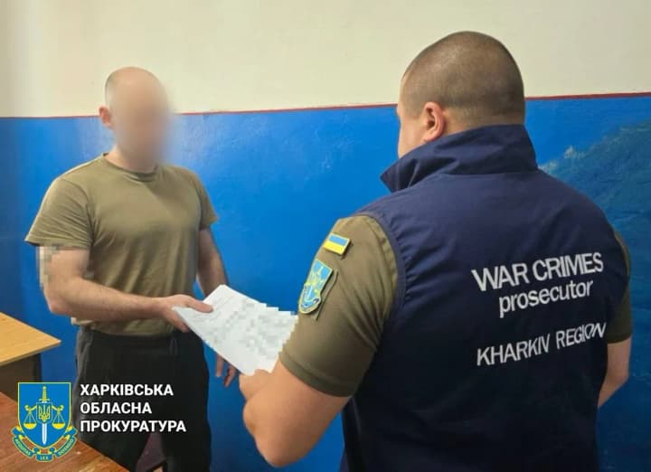 An occupier involved in the murder of at least three Ukrainian prisoners of war has been notified of suspicion