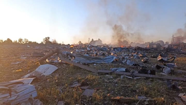 В результаті вибуху на Житомирщині пошкоджено близько сотні будівель