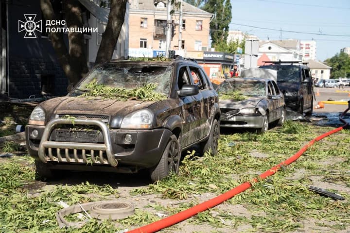Атака рф на Полтаву залишила частину жителів без світла