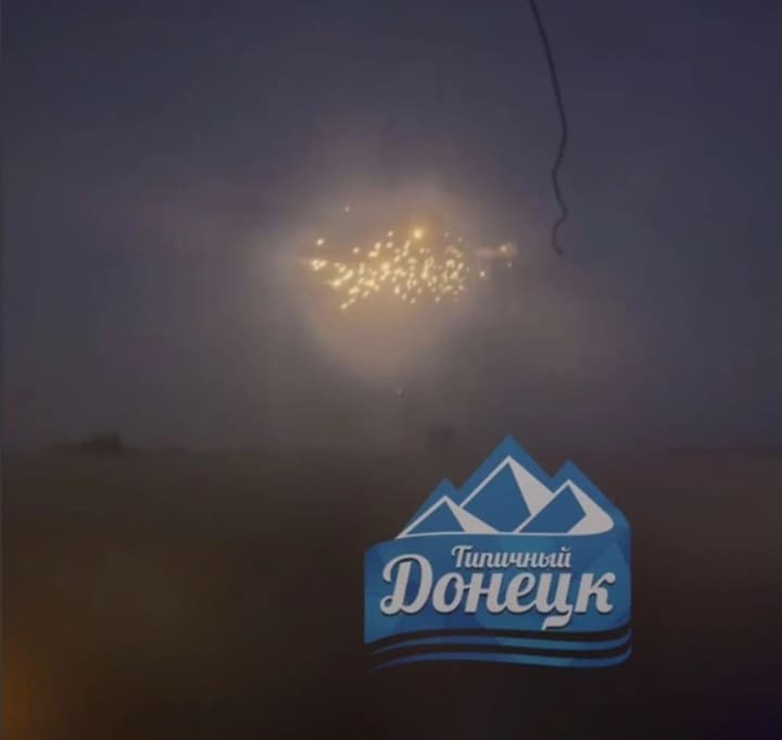 Several explosions occurred over occupied Donetsk, Makiivka, and Khartsyzk