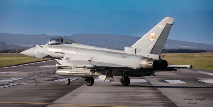 Typhoon fighter jet production is being curtailed in Britain
