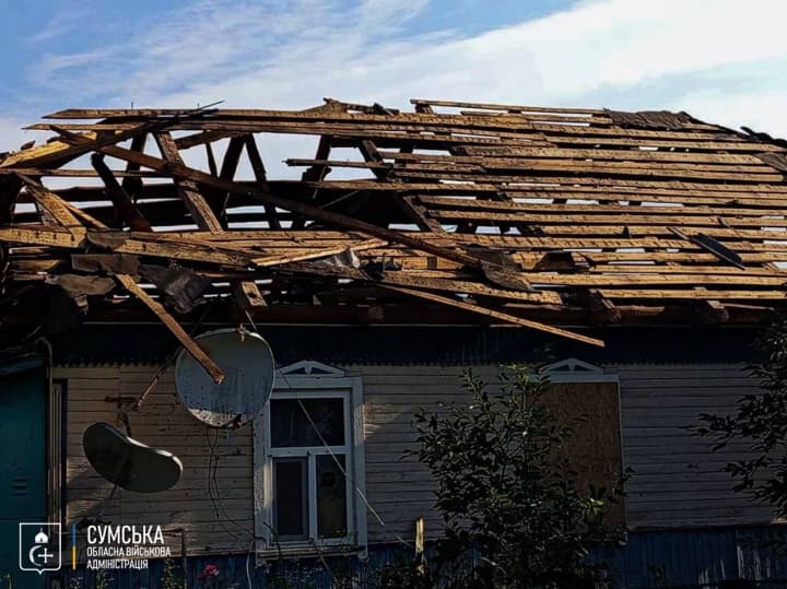 Shostka district of Sumy region under daily shelling: the enemy strikes residential areas