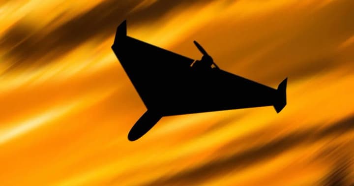 Обломки российского беспилотника упали в частном секторе Киева