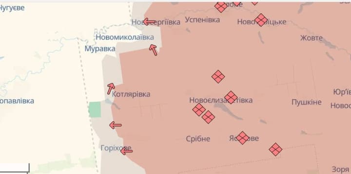 российские войска продвинулись возле пяти населенных пунктов в Донецкой области