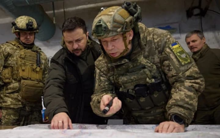 Зеленский обсудил с Сырским ситуацию на фронте и финансирование производства дронов