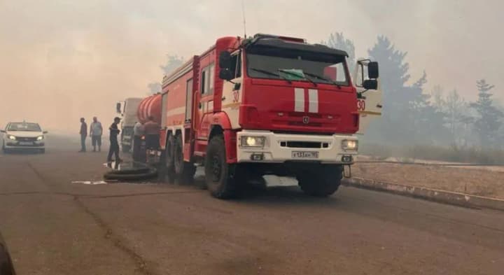 Лісова пожежа біля Енергодара: окупанти ледь не спричинили катастрофу на Запорізькій АЕС - ЦНС