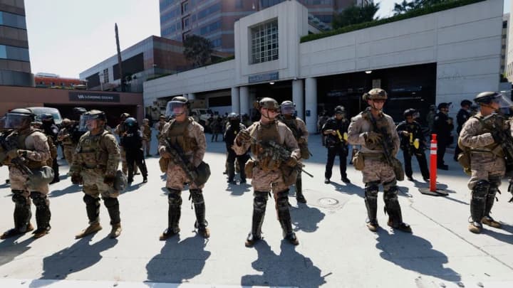 Пентагон виводить 700 морських піхотинців з Лос-Анджелеса після стабілізації ситуації