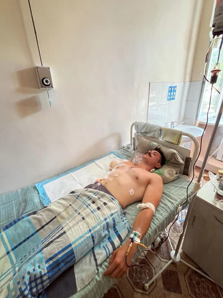 Director and serviceman Yaroslav Hrubych lost an arm at the front