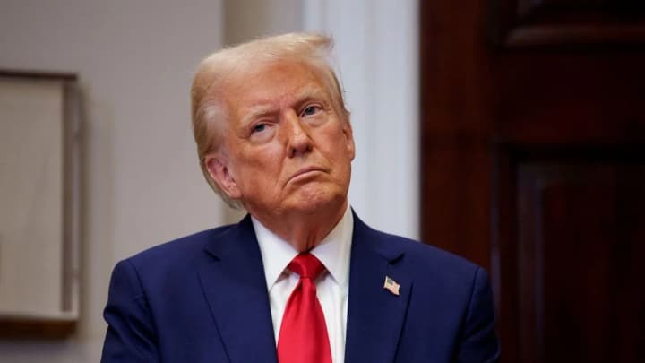 Trump said the chances of a trade deal between the US and the EU are "50-50"