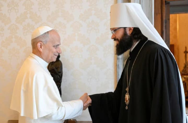 Папа Римський Лев XIV уперше прийняв представника московського патріархату