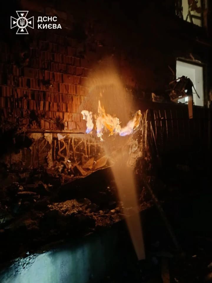 Enemy attack on Kyiv: 8 casualties already recorded, including two children