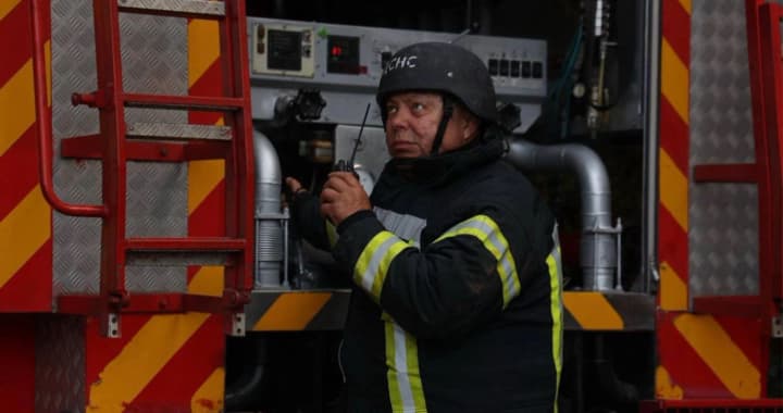 Russia attacked Balakliia center with drones: buildings damaged