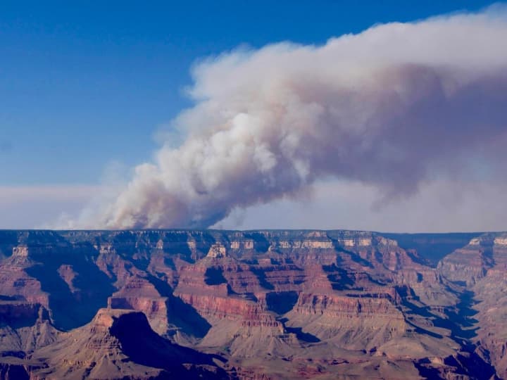 Grand Canyon fire in the USA still raging - a month after it started