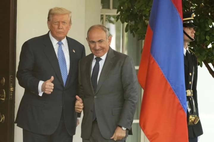 Премьер Армении прибыл в Белый дом, где ожидается подписание мирного соглашения с Азербайджаном