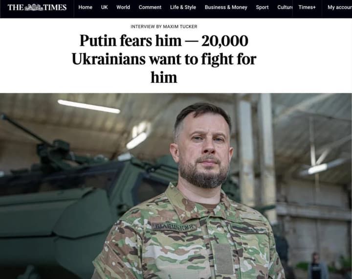 Biletskyi, in an interview with The Times, spoke in favor of preserving democracy in Ukraine and against any manifestations of authoritarianism