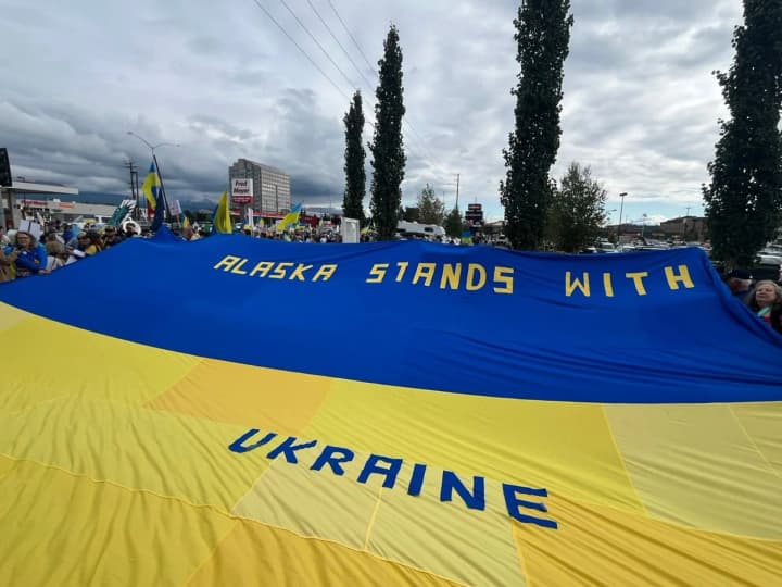 "Alaska Supports Ukraine": A large-scale rally is taking place in Anchorage on the eve of the Trump-Putin meeting