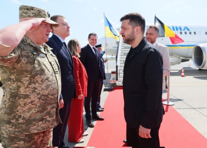 Президент Зеленський прибув до Брюсселя