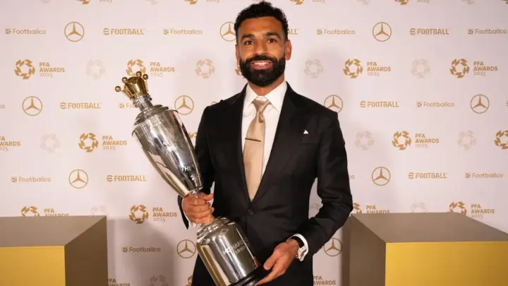 Салах увійшов в історію як перший триразовий гравець року за версією PFA