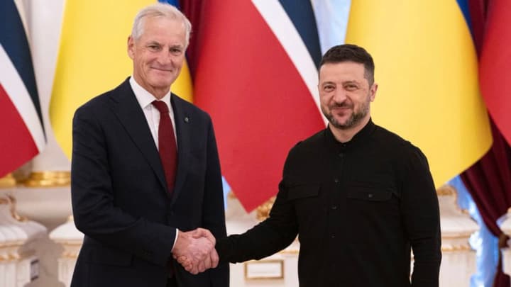 Зеленский переговорил с премьером Норвегии о санкциях и гарантиях безопасности