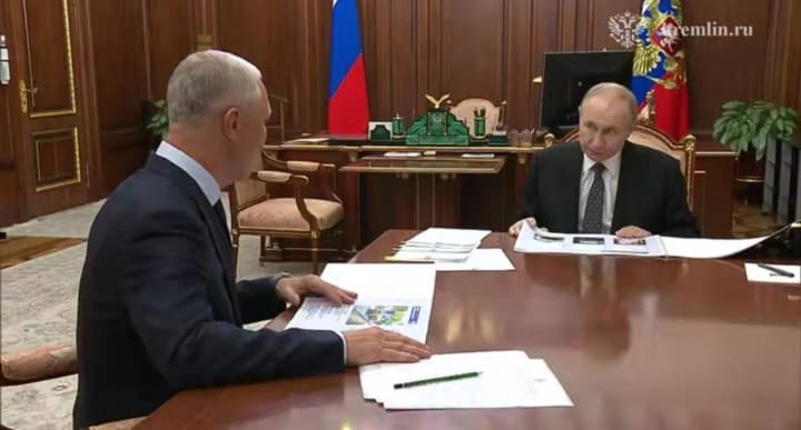 Гауляйтер окупованої Херсонщини відзвітував путіну про "економічне зростання" (відео)