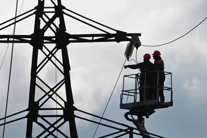 Consequences of a massive attack: power line damaged in Cherkasy region