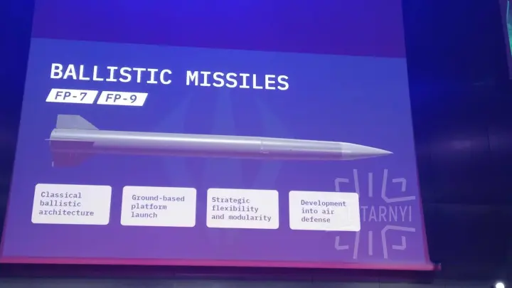 Виробник "Фламінго" анонсував розробку власних балістичних ракет FP-7 та FP-9