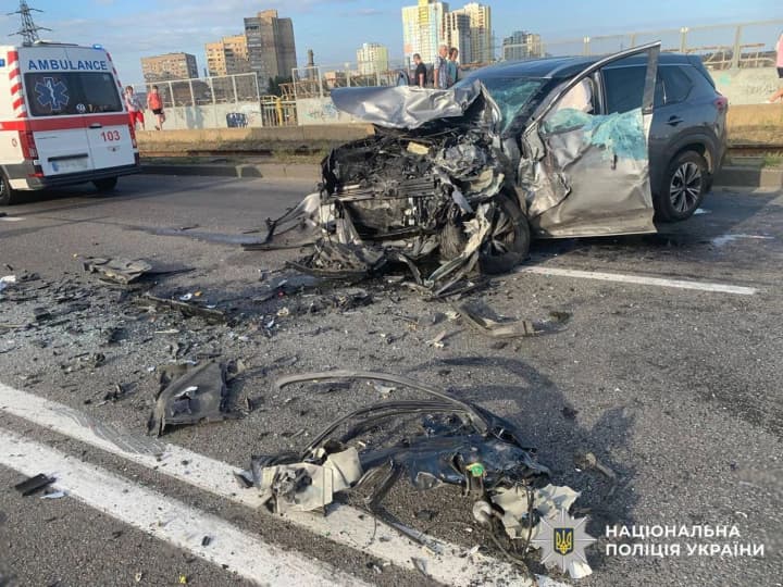 Fatal road accident in Kyiv: Audi driver swerved into oncoming lane - police