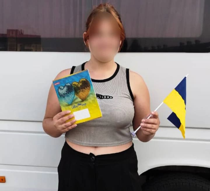 Ukraine returned a 14-year-old girl after three years in occupation