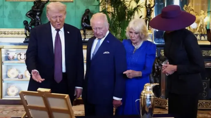 Cup, brooch, Eisenhower's sword and flag: what gifts will be exchanged between British monarchs and the Trump family