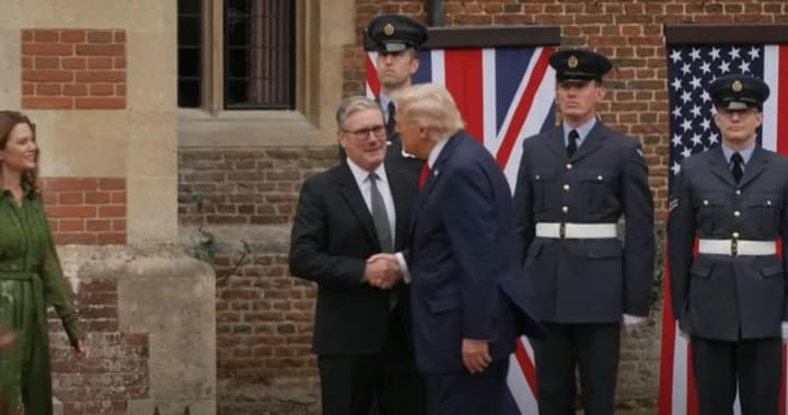Трамп встретился с премьером Британии Стармером