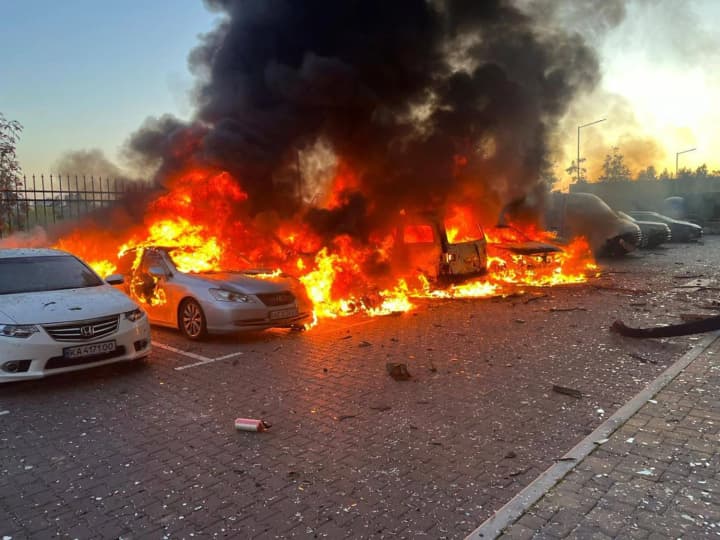 Damaged houses, garages, and cars in three districts of the region: consequences of the attack on Kyiv Oblast