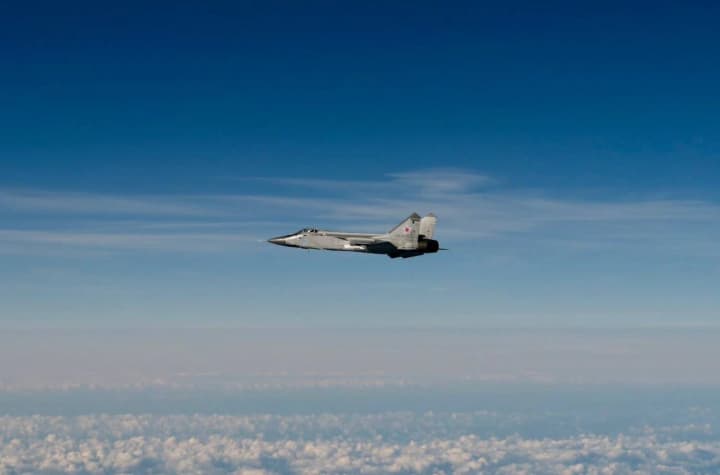 Estonia released the flight path of Russian MiG-31s that violated its airspace