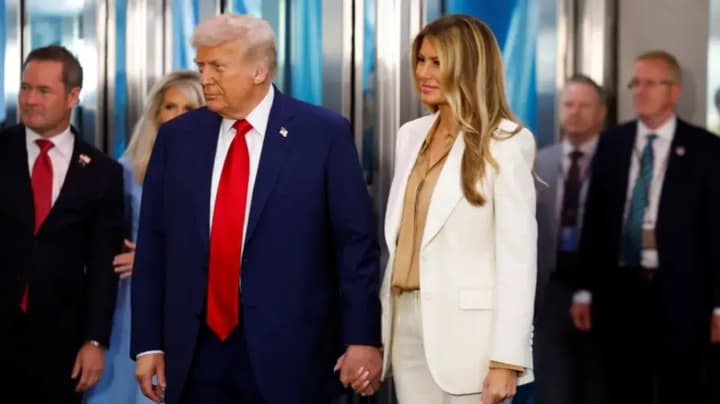 Трамп разом із першою леді  прибули до штаб-квартири ООН