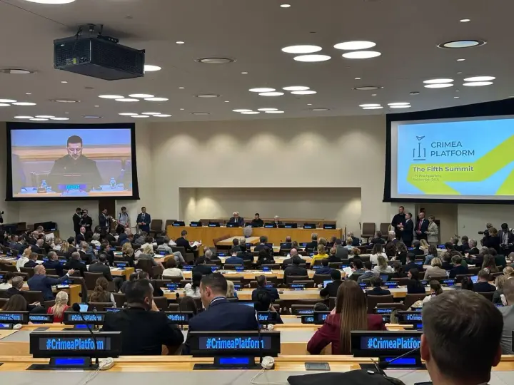Пятый саммит Крымской платформы впервые состоялся на полях Генассамблеи ООН в Нью-Йорке