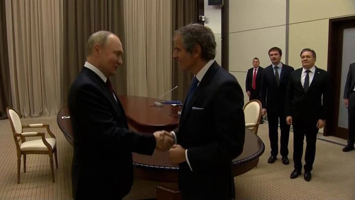 IAEA Director General Grossi arrived in Moscow and met with Putin