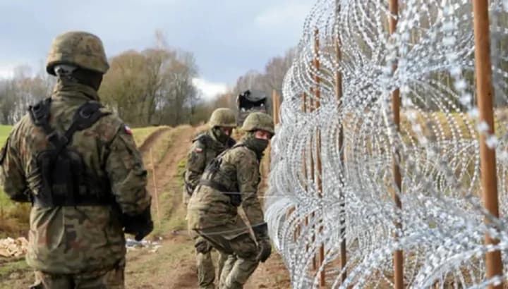 Poland deploys army to guard borders with Germany and Lithuania