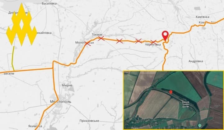 Партизаны "АТЕШ" диверсией парализовали логистику оккупантов на юге Украины