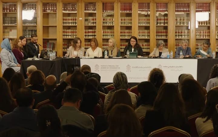 In Spain, a people's tribunal is being held against the Taliban regime for the systematic oppression of women in Afghanistan.