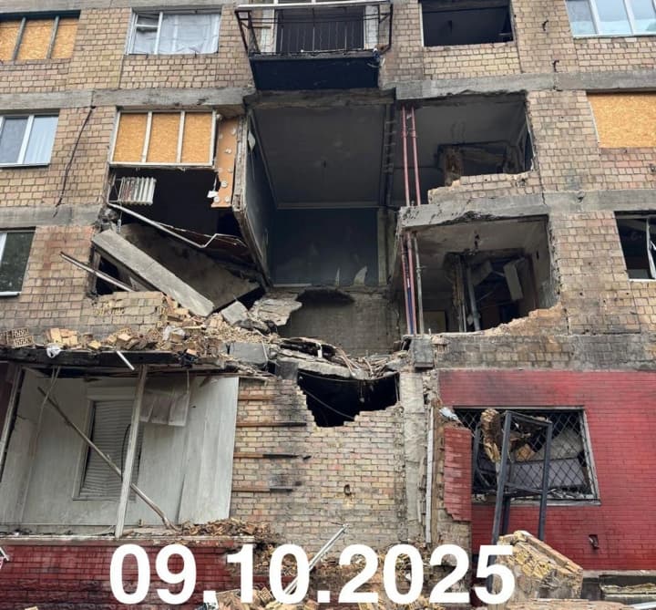 В Киеве обрушились перекрытия дома на Отрадном, где угрозы ранее не фиксировали – КГГА