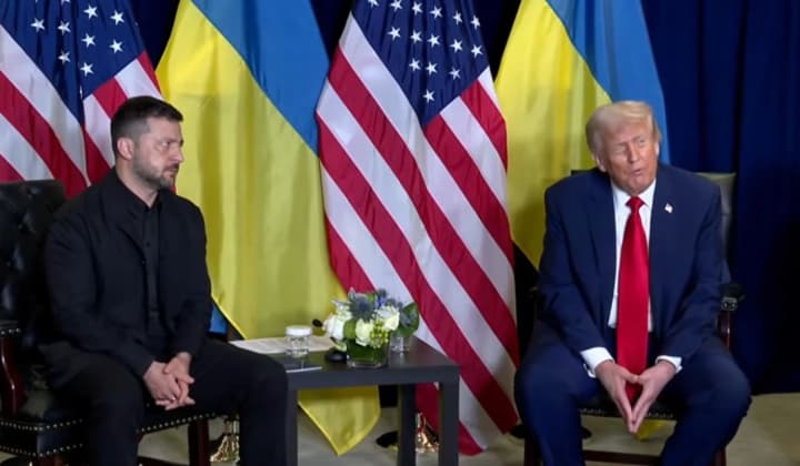 Зеленский проводит разговор с Трампом - ОП