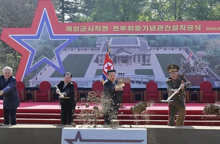 КНДР заклала фундамент меморіального музею, присвяченого своїм військам, які воювали проти українців у лавах рф