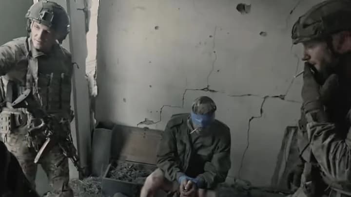 Артилеристи показали взяття в полон диверсанта, який мав проводити ворожі ДРГ у Костянтинівку