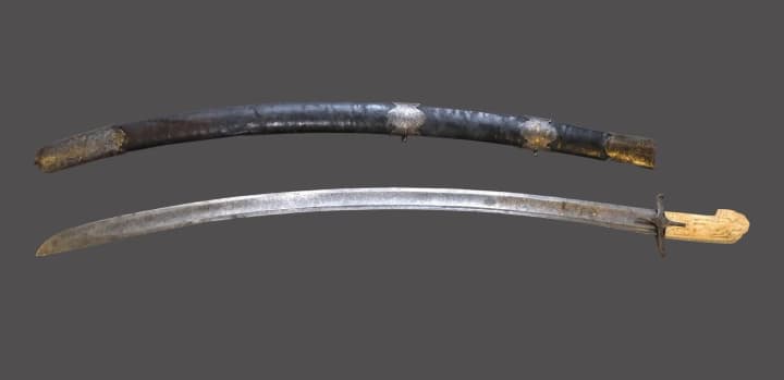 Features a bust of Stefan Batory: The National Museum of the History of Ukraine showcased a 17th-18th century noble saber