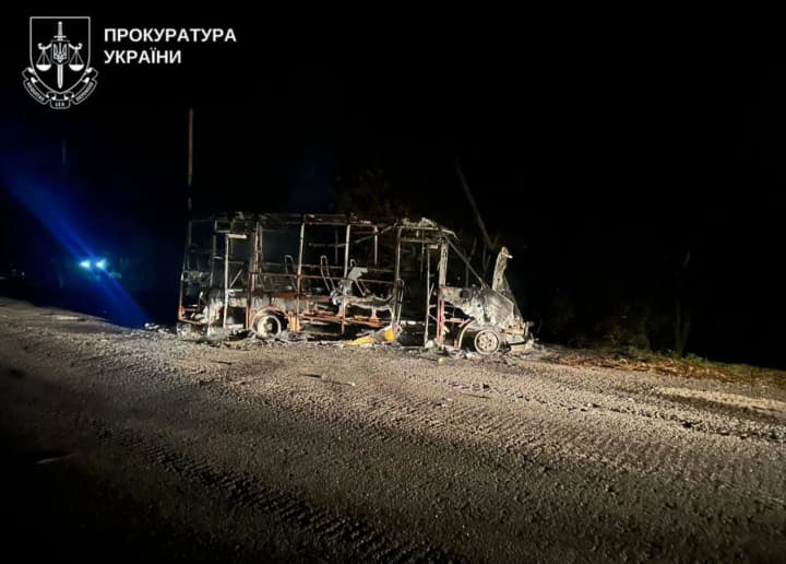 Minibus hit in Sumy region: 69-year-old man dies in hospital