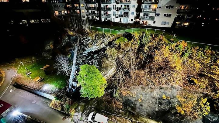 Два зсуви ґрунту в Осло змусили сотні мешканців покинути свої домівки