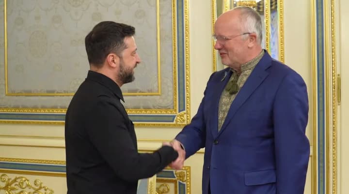 Zelenskyy met with the Speaker of the Lithuanian Seimas in Kyiv: what was discussed