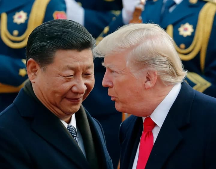 Trump and Xi Jinping arrived in Busan for a meeting amid trade tensions between the US and China