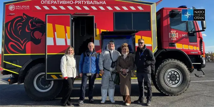 Во Львове прошли учения ГСЧС и МВД при поддержке НАТО